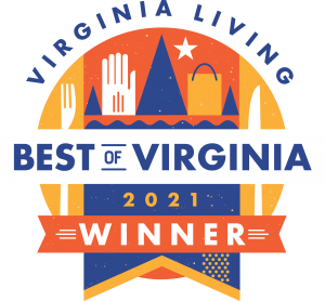 Virginia Living Best of Virginia 2021 Winner badge